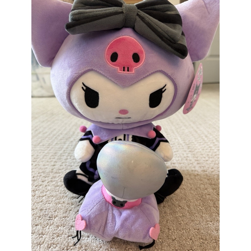 Sanrio Kuromi With Color Changing Crystal Ball‎ 13 Inch Plush